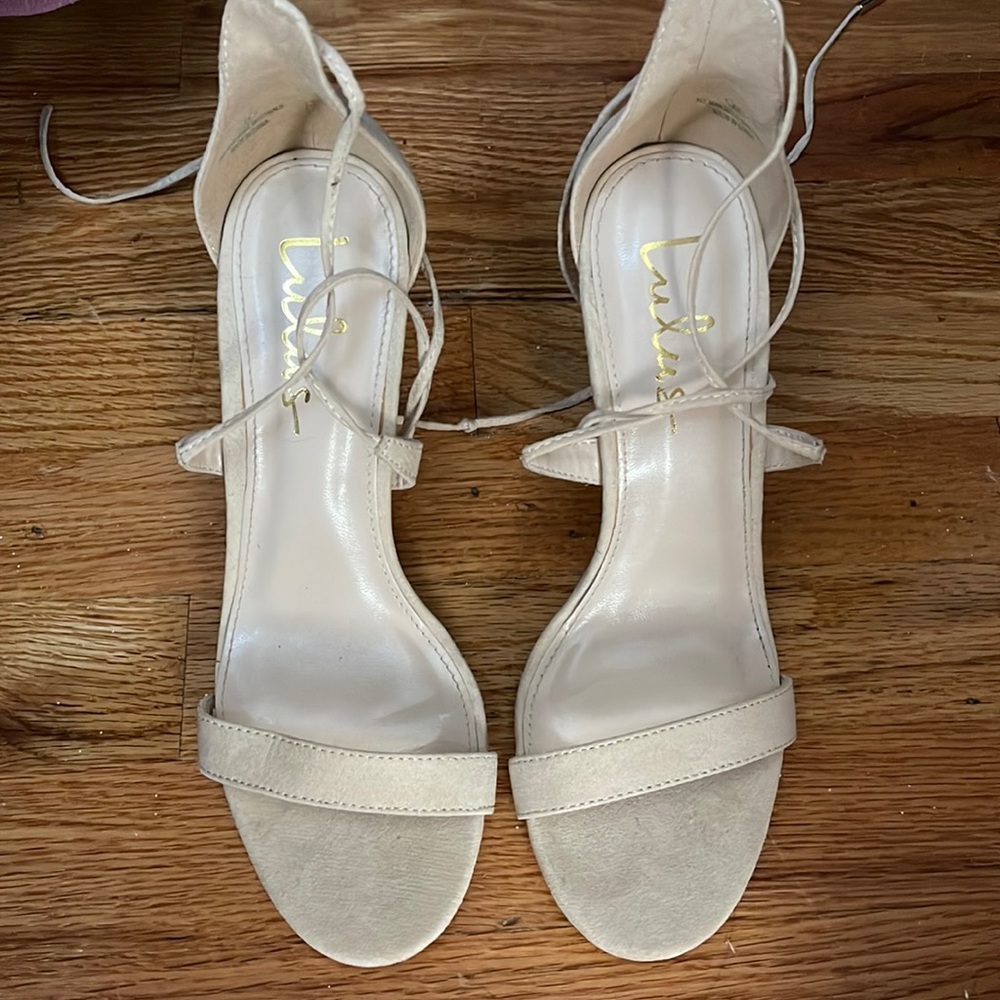 Lulu's Lace Up Heels